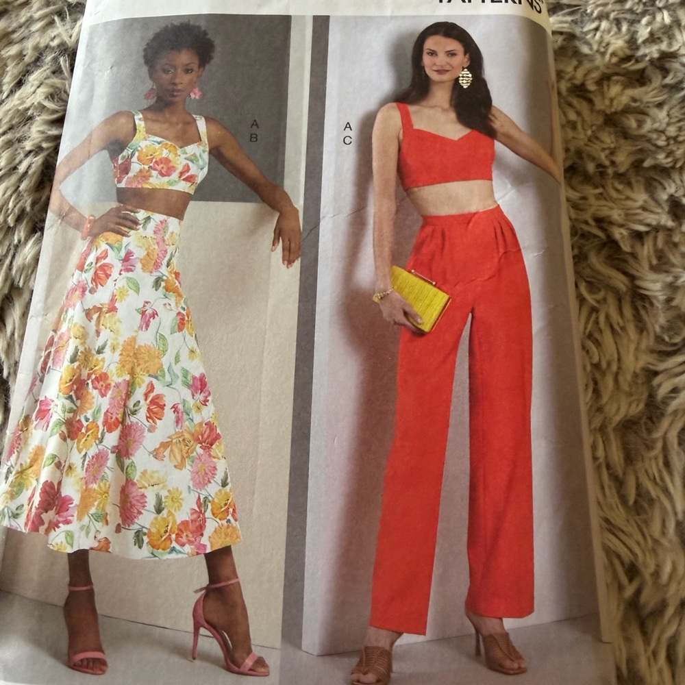 Vogue Vibrant Red Women's Trousers